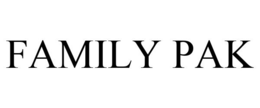 FAMILY PAK trademark