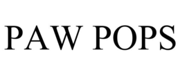 PAW POPS trademark