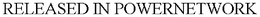 RELEASED IN POWERNETWORK trademark