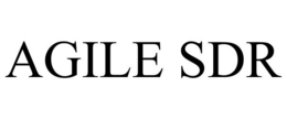 AGILE SDR trademark
