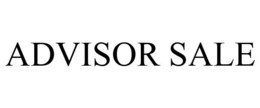 ADVISOR SALE trademark