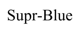 SUPR-BLUE trademark