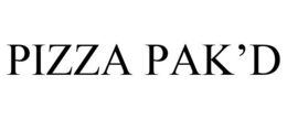 PIZZA PAK'D trademark