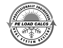 PROFESSIONALLY ENGINEEREED PE LOAD CALCS HVAC SYSTEM DESIGNS trademark