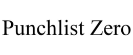 PUNCHLIST ZERO trademark