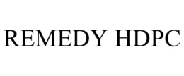 REMEDY HDPC trademark