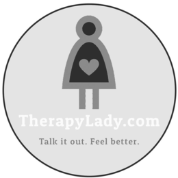 THERAPYLADY.COM TALK IT OUT. FEEL BETTER. trademark