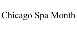 CHICAGO SPA MONTH trademark