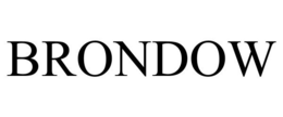 BRONDOW trademark