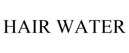 HAIR WATER trademark