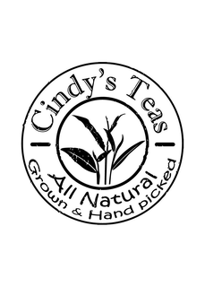 CINDY'S TEAS ALL NATURAL GROWN & HAND PICKED trademark