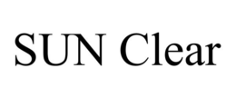 SUN CLEAR trademark