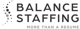 BALANCESTAFFING MORE THAN A RESUME trademark