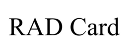 RAD CARD trademark