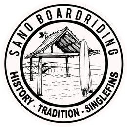 SANO BOARDRIDING HISTORY -TRADITION - SINGLEFINS trademark