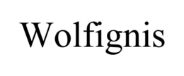 WOLFIGNIS trademark