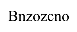 BNZOZCNO trademark