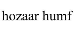 HOZAAR HUMF trademark