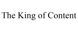 THE KING OF CONTENT trademark