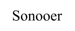SONOOER trademark