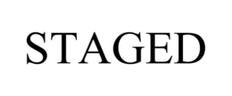STAGED trademark