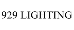 929 LIGHTING trademark