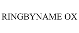 RINGBYNAME OX trademark