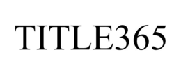 TITLE365 trademark
