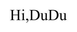 HI,DUDU trademark
