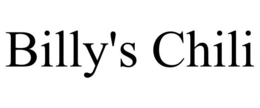 BILLY'S CHILI trademark