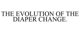 THE EVOLUTION OF THE DIAPER CHANGE. trademark