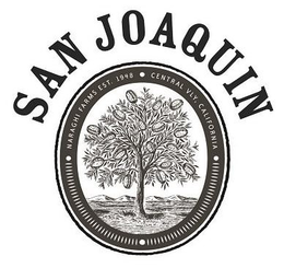 SAN JOAQUIN NARAGHI FARMS EST. 1948 CENTRAL VLY, CALIFORNIA trademark
