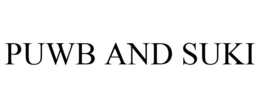 PUWB AND SUKI trademark