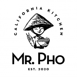 CALIFORNIA KITCHEN MR. PHO EST. 2020 trademark