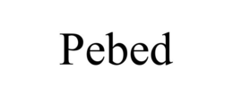 PEBED trademark
