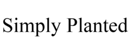 SIMPLY PLANTED trademark