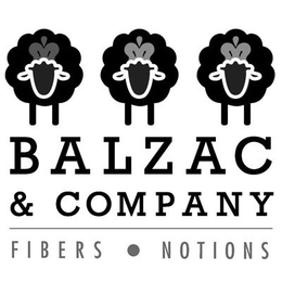 BALZAC & COMPANY FIBERS NOTIONS trademark