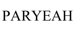PARYEAH trademark