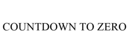COUNTDOWN TO ZERO trademark
