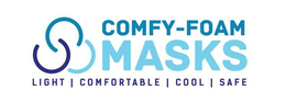 COMFY-FOAM MASKS LIGHT COMFORTABLE COOL SAFE trademark