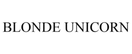 BLONDE UNICORN trademark