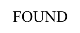 FOUND trademark