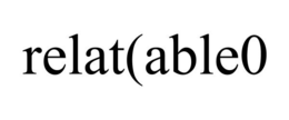 RELAT(ABLE0 trademark