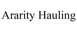 ARARITY HAULING trademark
