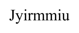 JYIRMMIU trademark