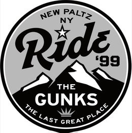 RIDE'99 THE GUNKS NEW PALTZ NY THE LAST GREAT PLACE trademark