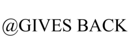 @GIVES BACK trademark