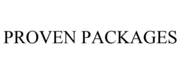 PROVEN PACKAGES trademark