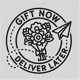 GIFT NOW DELIVER LATER trademark
