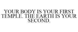 YOUR BODY IS YOUR FIRST TEMPLE. THE EARTH IS YOUR SECOND. trademark